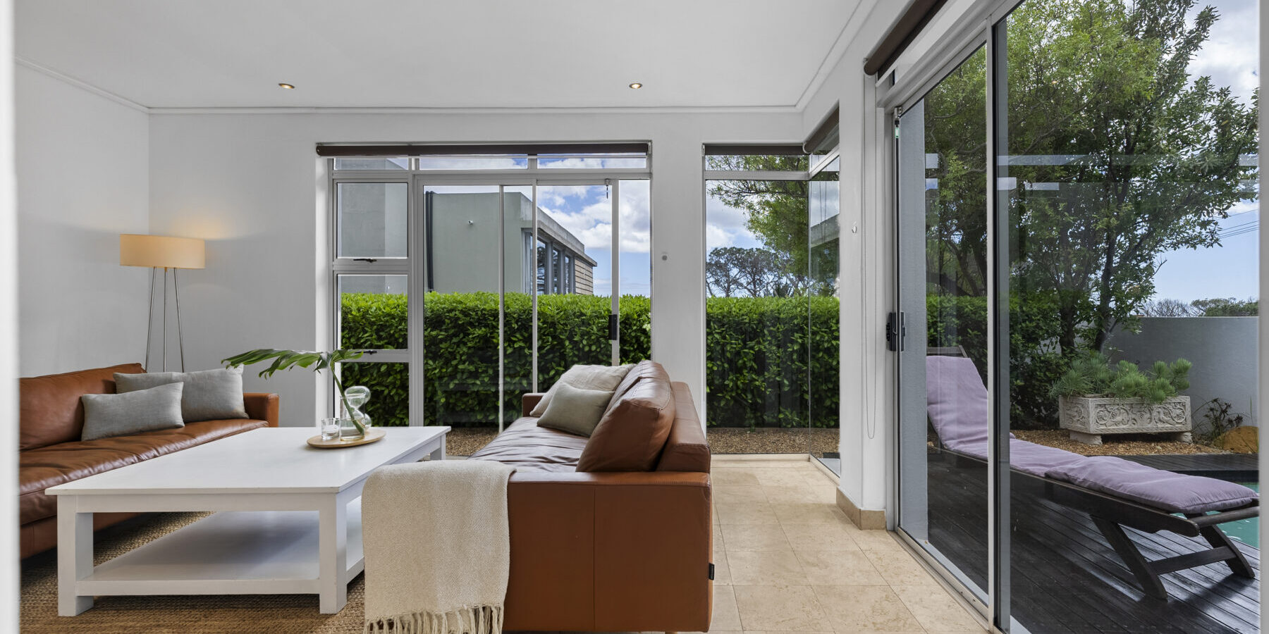 Townhouse apartment for sale in Camps Bay in secure complex near beach with pool and garden