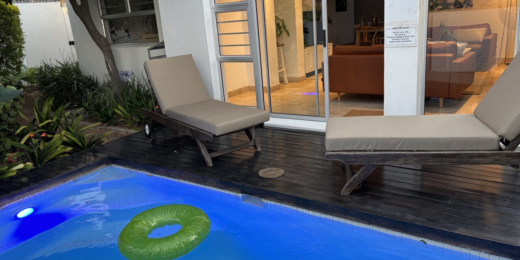 Townhouse apartment for sale in Camps Bay in secure complex near beach with pool and garden